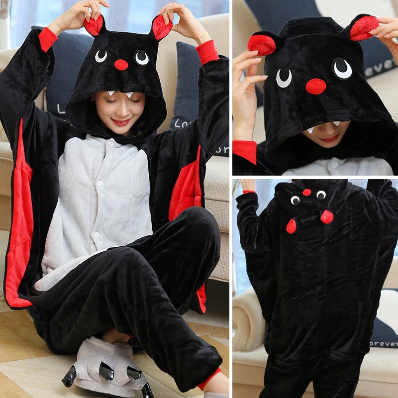 Bộ đồ ngủ liền thân hình động vật Kigurumi dành cho người lớn và trẻ em