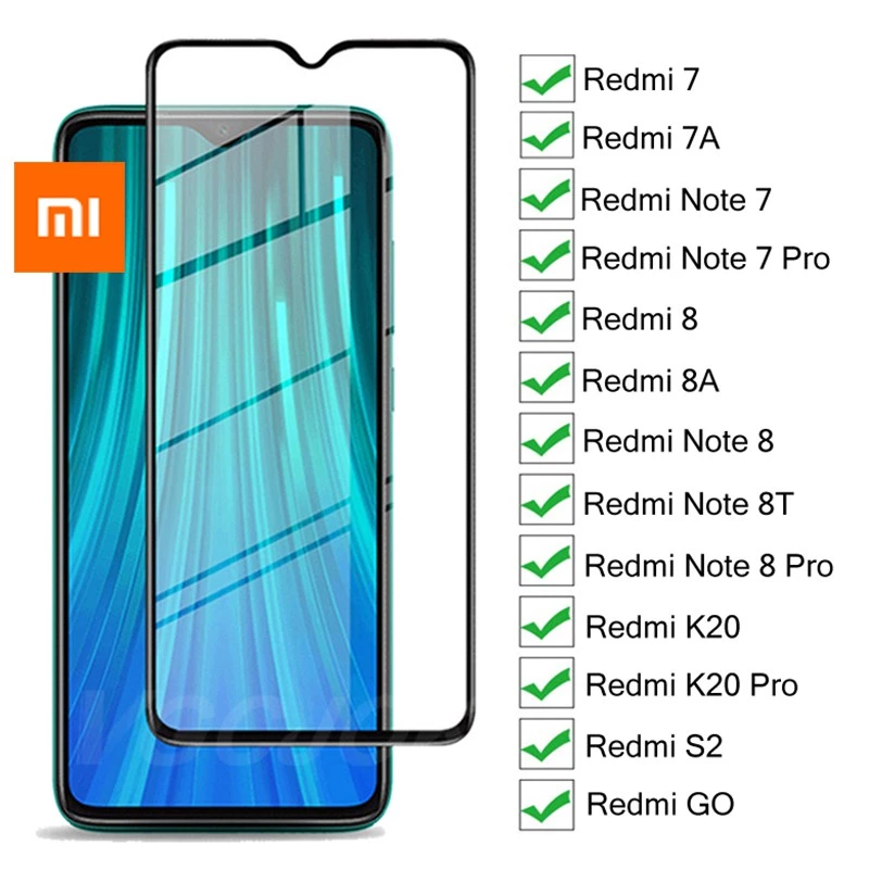 Kính cường lực bảo vệ màn hình cho Xiaomi Mi Redmi NOTE 8 9 3 4X 5 4A 5A 6 6A 7 7A S2 K20 K30 8A 8T 9T Pro PLUS A2 lite