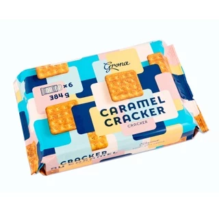 BÁNH QUY GRONA CARAMEL CRACKER 384G