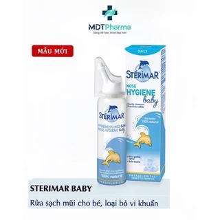 Xịt Muối Biển Sterima, Xịt Mũi Cá Heo 50ml Cho Bé