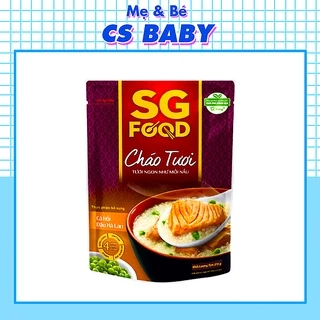 Cháo Tươi Sài Gòn Food Cá Hồi & Đậu Hà Lan 240g CS BABY