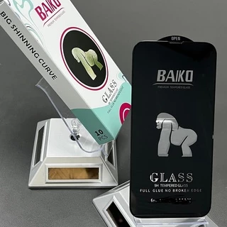 Kính cường lực BAIKO cho iPhone 15 14 11 pro max/ 12/ 13 promax/ x/ xr/ xs max/11/ 6/6s/7/8 plus/xsmax/mini ip chống bụi