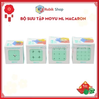 Bộ sưu tập Rubik Moyu Meilong Macaron 2x2, 3x3, 4x4, 5x5 Stickerless
