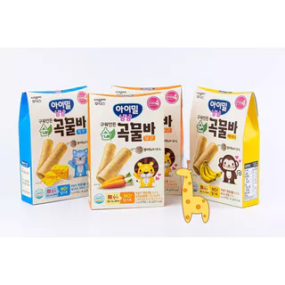 Bánh Ăn Dặm Ngũ Cốc Cuộn Kem Ildong Hàn Quốc Cho Bé Từ 9 Tháng Tuổi Thơm Ngon An Toàn Không Chất Bảo Quản