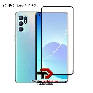 Tấm dán kính cường lực full 9D OPPO Reno6 5G, OPPO Reno6 Z 5G tràn màn hình