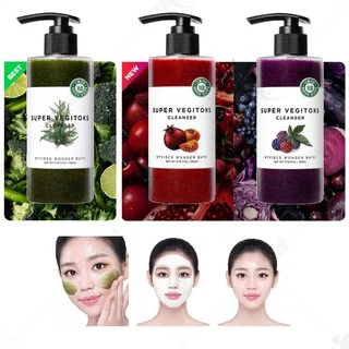 Sữa rửa mặt thải độc rau củ Super Vegitoks Cleanser 300ml