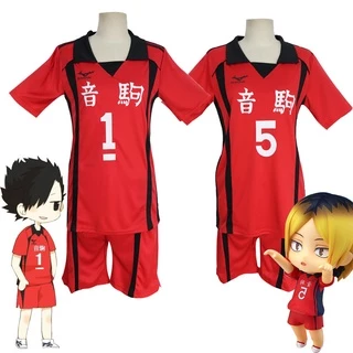 Bộ Trang Phục Cosplay Nhân Vật Anime Gồm Áo Thun Tay Ngắn Và Quần Short Phong Cách Haikyuu