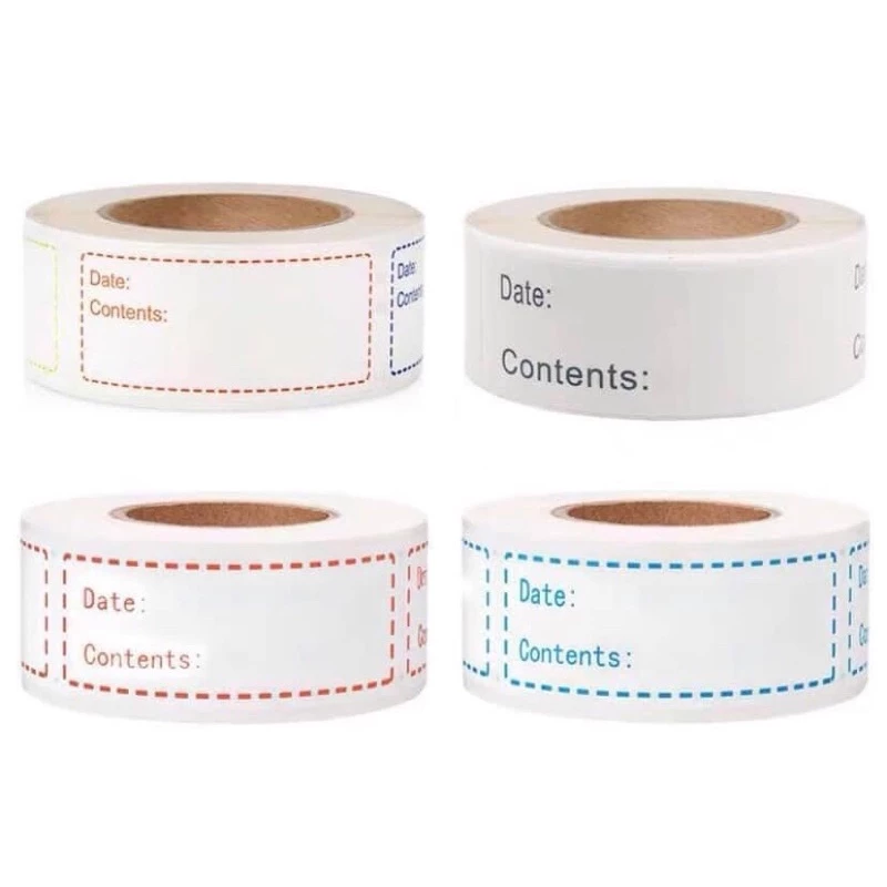 Giấy note đồ ăn, thực phẩm dán túi, chai lọ - Ghi chú đồ dùng