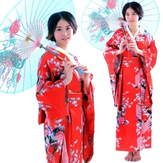 Trang Phục Kimono Truyền Thống Nhật Bản Hóa Trang Nhân Vật Yukata