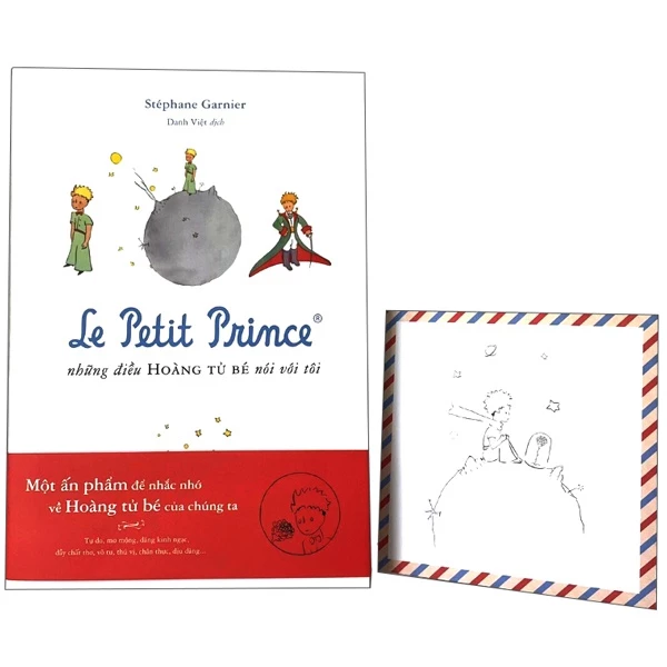 Sách Le Petit Prince - Những Điều Hoàng Tử Bé Nói Với Tôi - Đai Đỏ - Tặng Kèm Postcard Đặc Biệt
