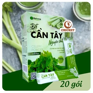 Bột cần tây nguyên chất sấy lạnh Behena Hộp 50g (20 gói x 2.5gr) - giúp giảm cân hiệu quả