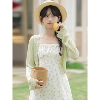 Áo Khoác cardigan chiffon Mỏng Chống Nắng Thời Trang Mùa Hè Cho Nữ