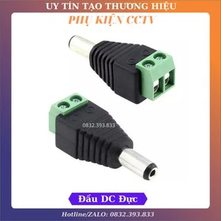 Đầu Nguồn DC Đực Dùng Vít Chuyên Dụng Cho Camera An Ninh Giám Sát, Các Thiết Bị Điện 12V-24V,...