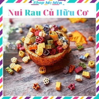 Nui rau củ hữu cơ ăn dặm cho bé ,nhiều hình và mầu sắc kích thích bé ăn ngon miệng, handmade ,shop Mẹ Min