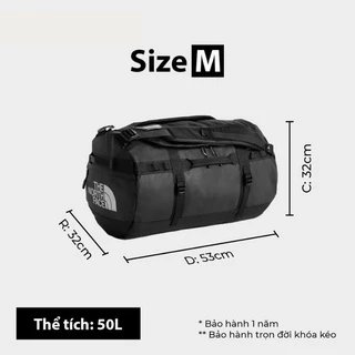 Túi trống cao cấp TNF Base Camp Duffel Bag Size M Túi Du Lịch Chống Nước Tuyệt Đối- Bảo Hành 12 tháng