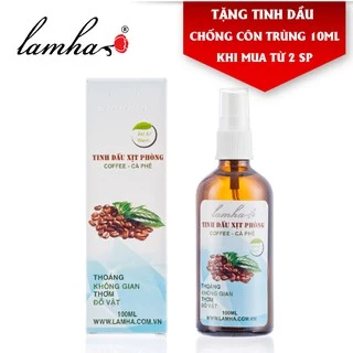 Tinh dầu xịt phòng Cà Phê - Lam Hà 100ml