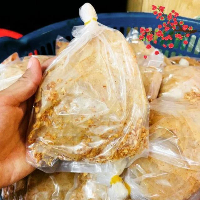 [5B]Bánh Tráng Tỏi Muối Nhuyễn Trọng Nghĩa (Không dầu)