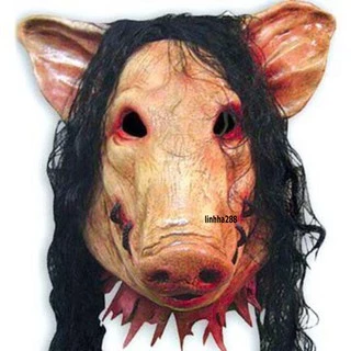 [NỔI BẬT]-Mặt nạ lợn - MẶT NẠ CAO SU HEO PIG SAW- Mặt nạ hóa trang halloween,khẳng định phong cách nổi bật