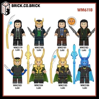 Loki Đồ Chơi Lắp Ráp Minifigure Siêu Anh Hùng Marvels Super Hero WM6118