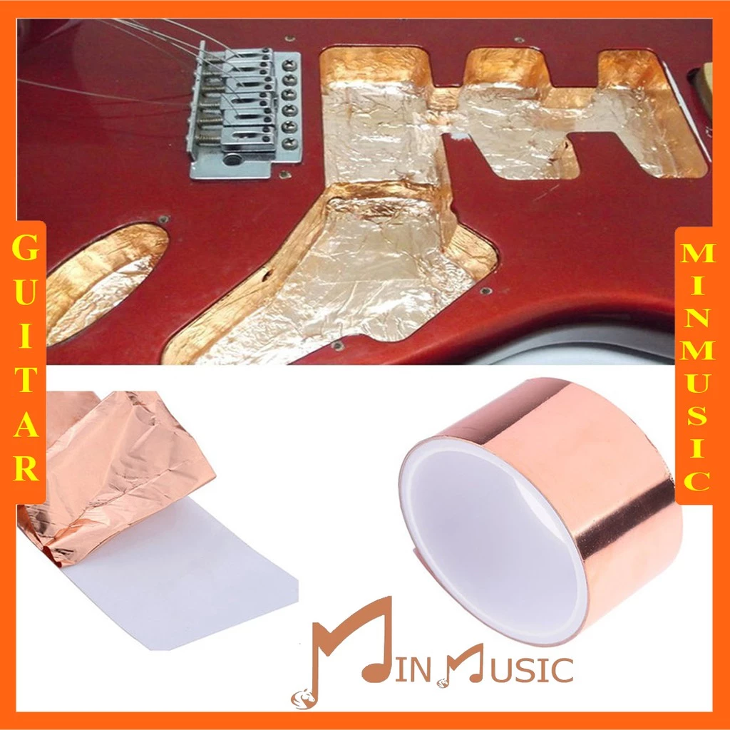 Giấy đồng chống mask guitar điện và guitar bass