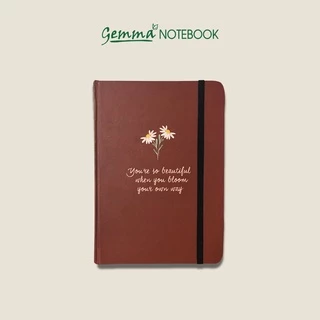 GEMMA NOTEBOOK - Sổ tay bìa cứng A5 - ORA hoa