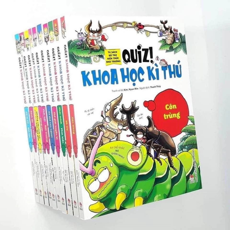 Sách – Quiz! Khoa Học Kì Thú (bộ 15 cuốn) - Quyển lẻ tùy chọn - NXB Kim Đồng