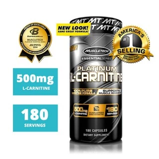 Platinum L Carnitine 180 viên - Hỗ trợ giảm mỡ cho người tập thể thao