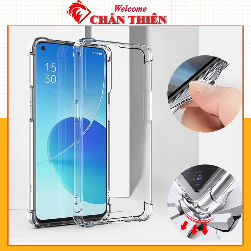 Ốp lưng oppo reno 8t 4g 7 5G Reno 6 Reno 6z Reno 5 Reno 4 Reno 2F 2Z 4G Reno 8 8Z 7Z Lite Trong Suốt Chống Sốc [Ốp-CS]