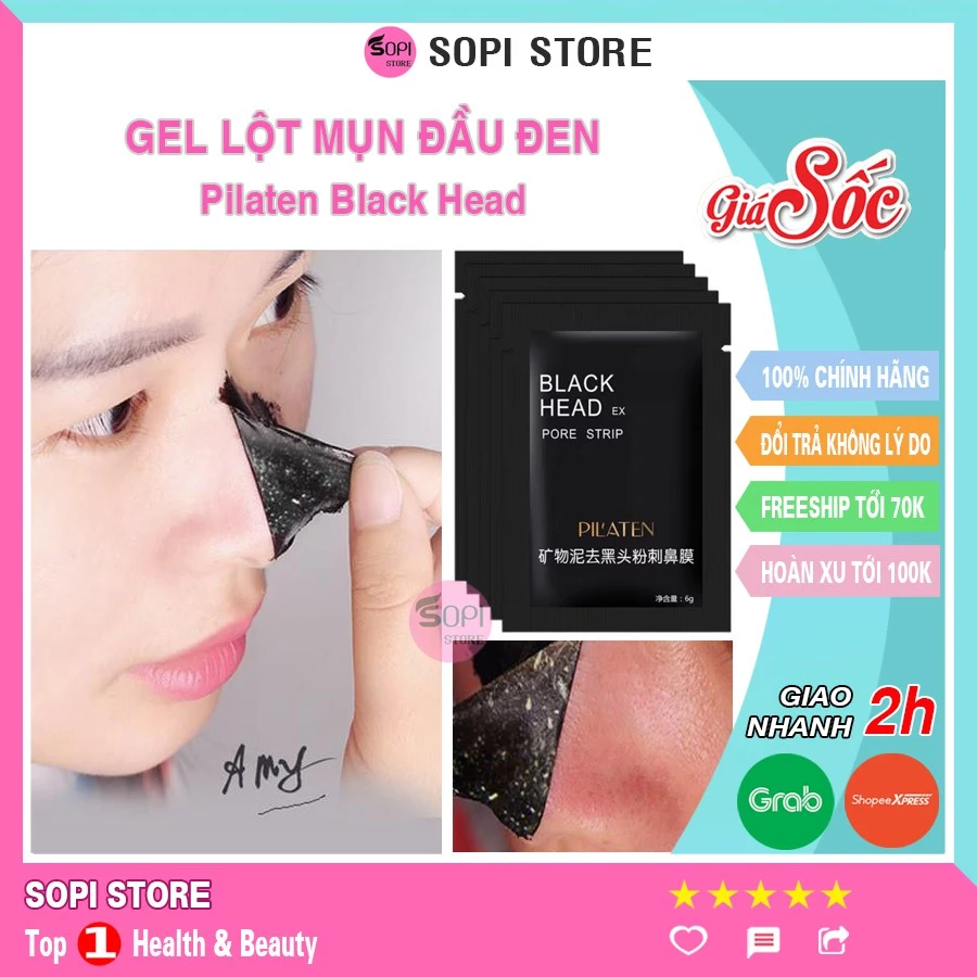 Gel lột mụn đầu đen mụn cám mụn mũi than tre hoạt tính - Sopi Store