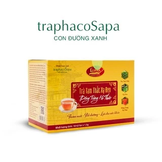 Trà Tam Thất Xạ Đen Đông Trùng Hạ Thảo Traphaco Sapa chính hãng hộp 18 gói x 1.5g