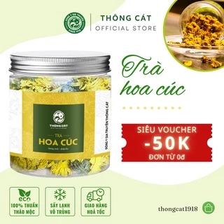 Trà hoa cúc bao tử nguyên bông Đông y gia truyền Thông Cát (Since 1918) Sáng mắt đẹp da, ngừa nám