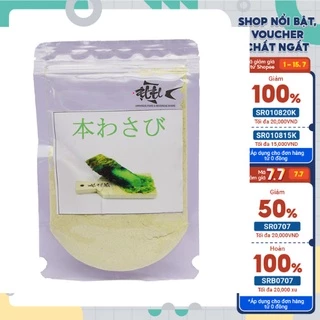 Bột Làm Mù Tạt Xanh Wasabi 100g