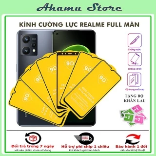 Cường lực Realme 9 Pro + 9i 8i 5 5i 5s 2 Pro 6 Pro 6s 6i 7i 7 Pro 8 Pro Q5 Pro Q3 Pro Q GT 2 Pro Neo 2T Flash Kính [9D]