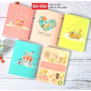 Album ảnh 9x12 bìa nhựa đựng được 52 tấm nhiều mẫu xinh xắn