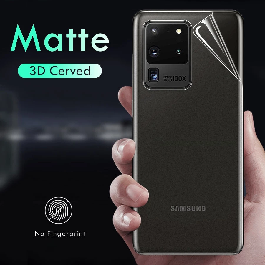 Miếng Dán chống vân tay mặt sau dành cho Samsung Galaxy S8 S9 S10 S20 S21 S22 S23 S24 Plus Note 8 9 10 20 Ultra