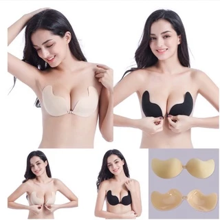 Miếng Dán Ngực Silicone XOÀI ,Cài Trước Tạo Khe Đẩy Ngực Bám Dính Tốt PK09