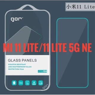 Bộ 2 kính cường lực Gor cho Xiaomi Mi 11 Lite, Mi 11 Lite 5G NE vát cạnh 2,5D cảm ứng siêu nhậy chống vân tay ( 2 miếng)