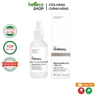 (Chính hãng) Ordinary Serum sáng da, se khít lỗ chân lông Niacinamide 10% + Zinc 1% ngừa mụn