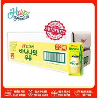 [DATE MỚI NHẤT] Thùng Sữa Chuối Binggrae 200ml x 24 Hộp