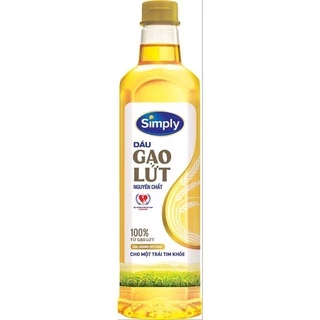 DẦU ĂN SIMPLY GẠO LỨT 1L