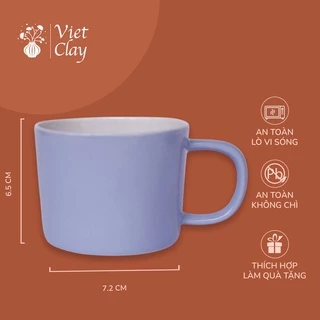 Cốc Sứ Dễ Thương, Ly Uống Trà Màu Sắc Pastel, Mang Phong Cách Cổ Điển