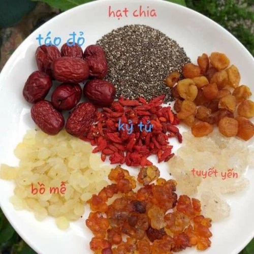 Chè dưỡng nhan 12 vị nấu được 10-12 chai| Tổng kho Nguyên liệu giá sỉ