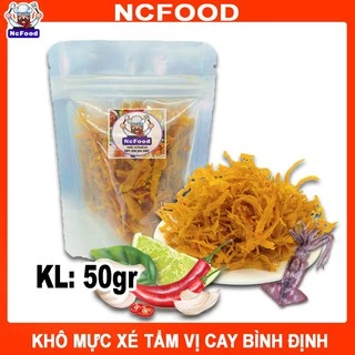 50g Mực Xé Sợi Cay Bình Định (NCFOOD)