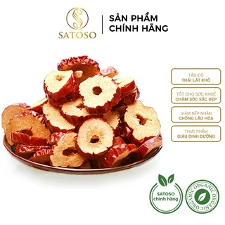 Táo đỏ thái lát SATOSO sấy khô 100g bổ khí huyết đẹp da SA02