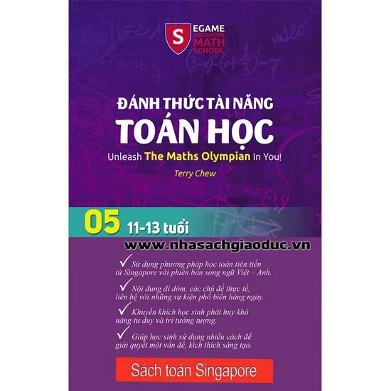 Sách - Đánh Thức Tài Năng Toán Học Quyển 5 (11-13 Tuổi)