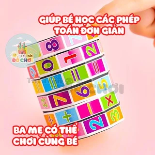 Đồ chơi Rubik học toán 6 tầng cho trẻ em phát triển trí não