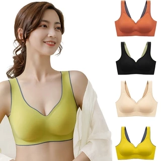 Áo Ngực Thể Thao Bằng Latex Thái Lan Không Tay Thoáng Khí Vô Hình Lưng Đẹp [luyoo31]