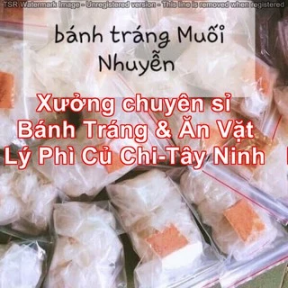 Bánh tráng phơi sương mềm dẻo kèm muối nhuyễn loại ngon Đặc sản Tây Ninh