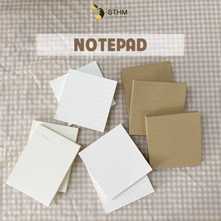 Notepad mini nhiều loại - 8x8cm - Dùng cho ghi chú nhanh - STHM stationery