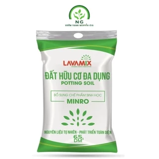 Đất hữu cơ đa dụng lavamix túi 6.5dm3. Trồng rau quả, hoa kiểng